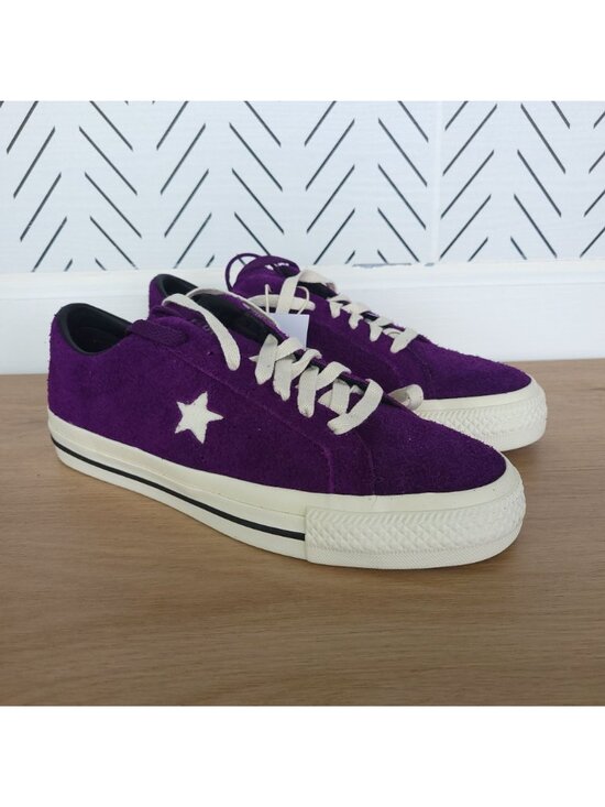 ⭐CONVERSE CONS One Star Pro OX 7 Mens Shoes Suede Purple Sneakers Beige A08141C⭐ main image 7